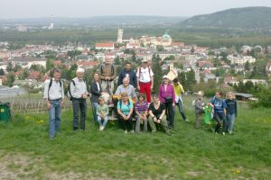 Die Volkstanzgruppe wanderte 2016 rund um Klosterneuburg